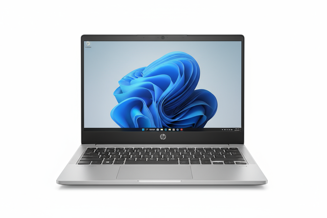 HP ELITEBOOK 755 G5 RYZEN
white background, Laptop facing directly forward with wallpaper, fits 1080 x1080 px
exact same as real one