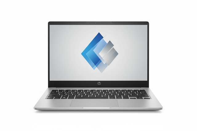 HP ELITEBOOK 845 G8 NOTEBOOK PC RYZEN white background, Laptop facing directly forward with wallpaper, fits 1080 x1080 px

