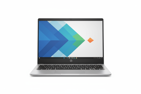 HP PRO C640 CHROMEBOOK ENTERPRISE I5-10310U 1.70GHZ
white background, Laptop facing directly forward with wallpaper, fits 1080 x1080 px
exact same as reall