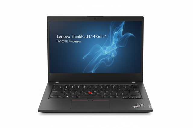 Lenovo THINKPAD L14 GEN 1 I5-10310U
white backround. centre facing. fits in 1080 x 1080 px