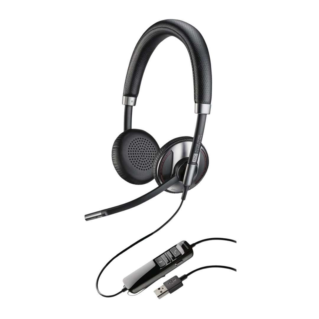 Plantronics Blackwire C725-M Stereo USB Anc Fascia PC Microsoft Cuffie Plantronics Blackwire C725-M Stereo USB Anc Fascia PC Microsoft Cuffie